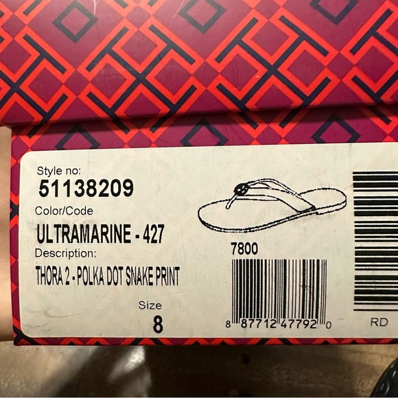 Tory Burch Thora 2 Polka Dot Sandals - Picture 5 of 6